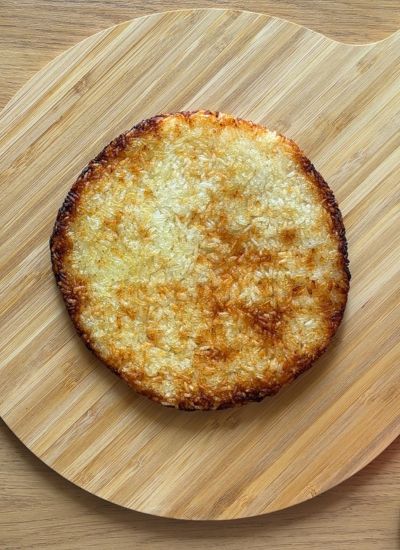 base crujiente arroz