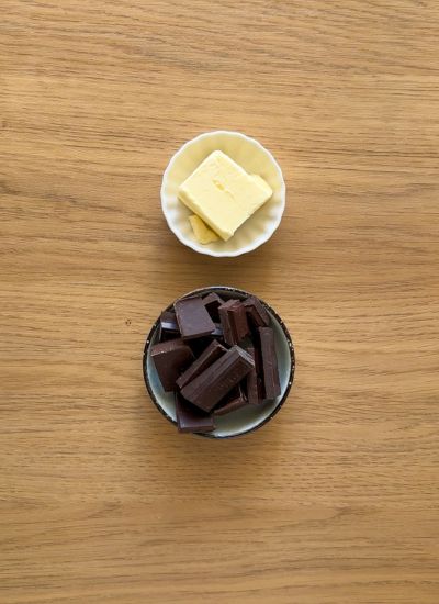 chocolate y mantequilla