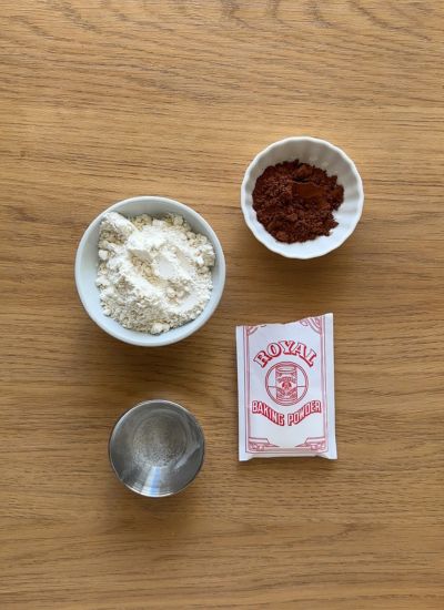 ingredientes secos cookies brownie