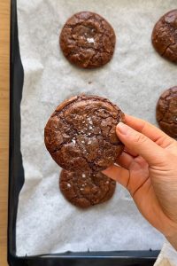 receta cookies brownie