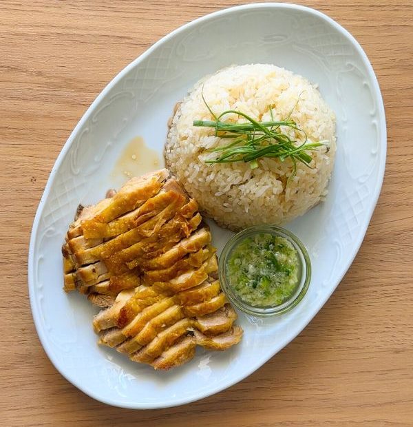 Arroz con Pollo de Hainan receta