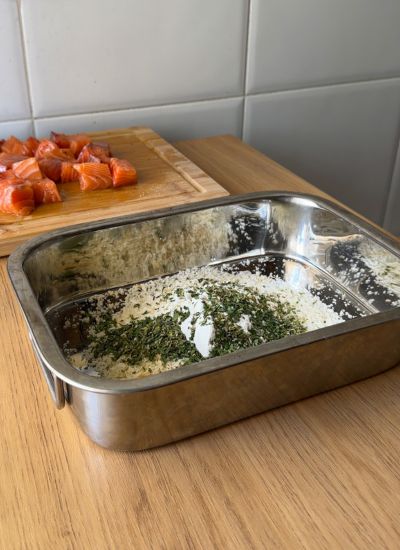 mezcla para rebozar salmón