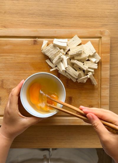 preparar proteina fideos