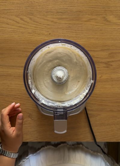 crema de queso de cabra