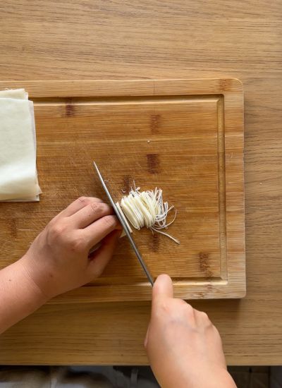 cortar obleas rollitos