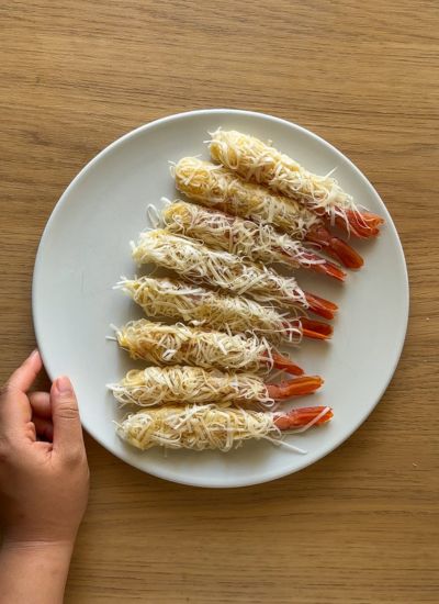 gambones preparados para fritura