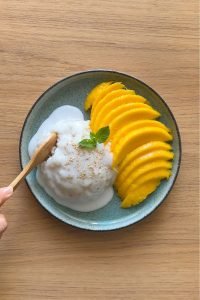 mango sticky rice receta
