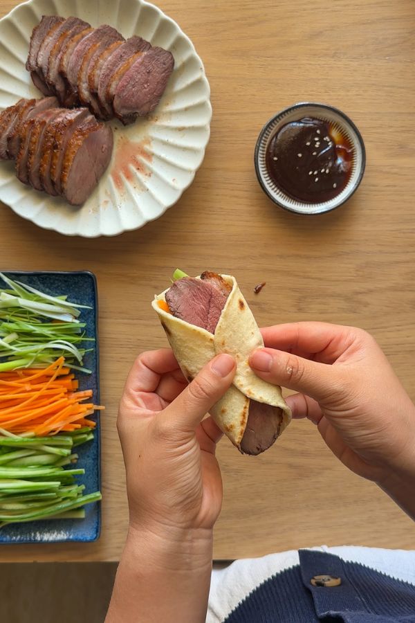 Tacos de Pato Pekín Caseros