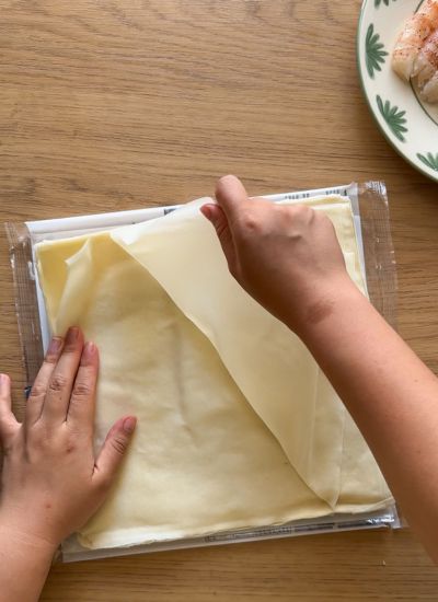 separar obleas rollitos primavera