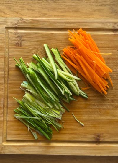 verduras en juliana