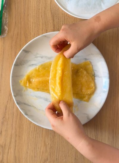 cortar papel de arroz para cruasán 4