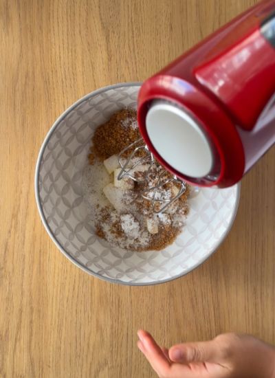 batir ingredientes secos galletas