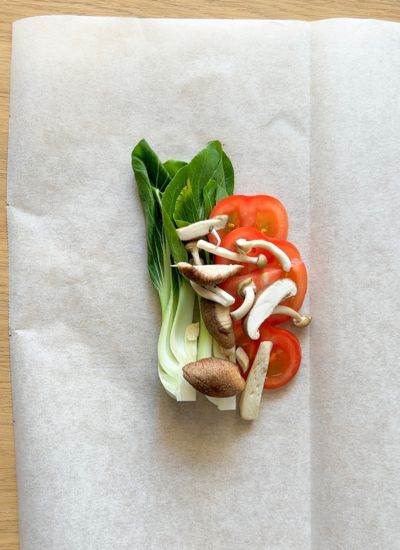 idea de verduras papillote