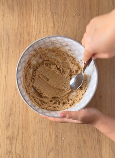 mezcla de ingredientes secos galletas new york