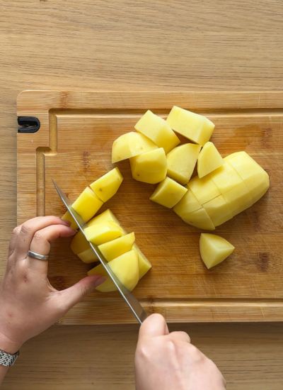 cortar patatas