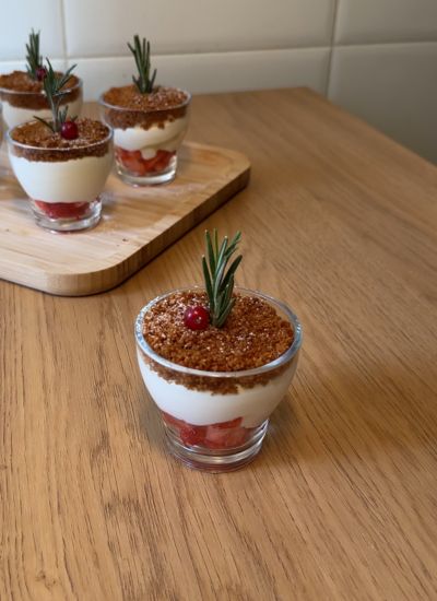 receta vasitos de cheesecake facil