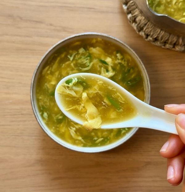 sopa de huevo china receta