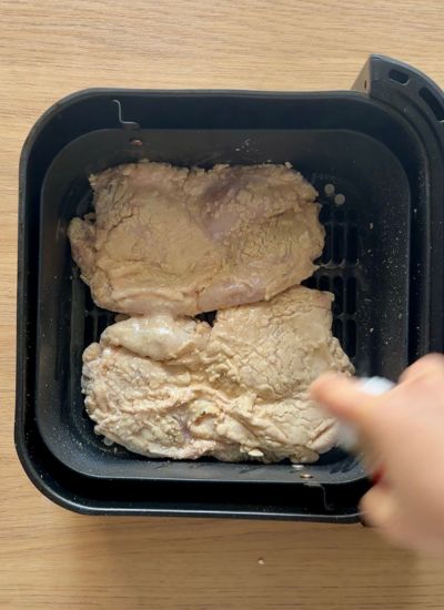 cocinar pollo rebozado airfryer