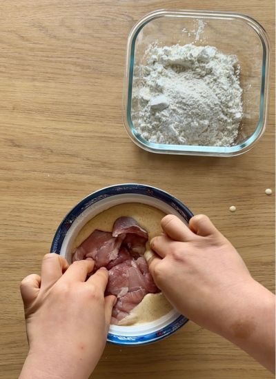 rebozar pollo