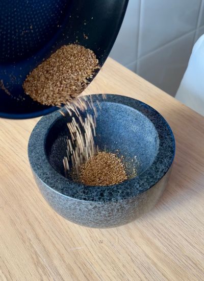 semillas de sesamo tostadas
