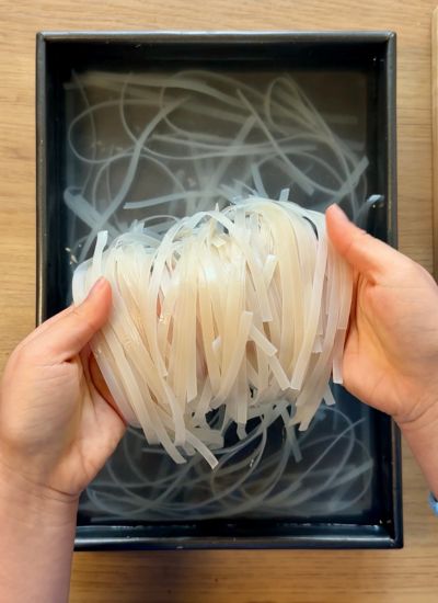 fideos pad thai listos