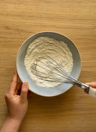 mezclar ingredientes secos galletas de la suerte
