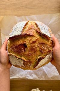 Pan Casero Fácil y Rápido (Sin Amasar) receta pan casero facil