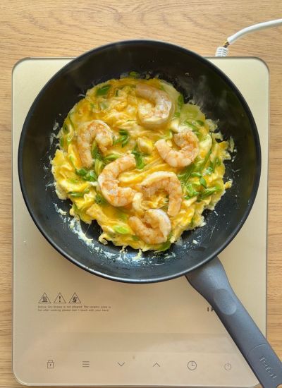 tortilla medio cuajada