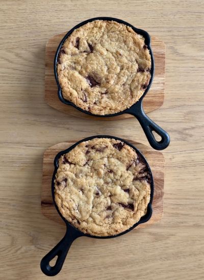 cookies en la sartén