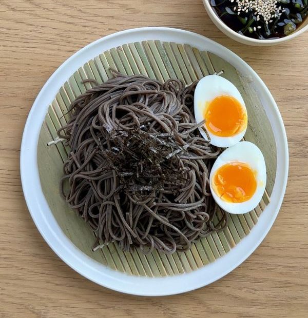 fideos soba frios receta