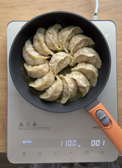 gyozas cocinadas croqueta