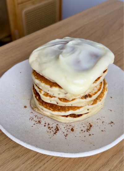 tortitas americanas con frosting