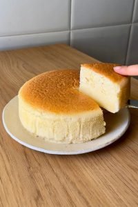 Cheesecake Japonés Súper Esponjoso cheesecake japones receta