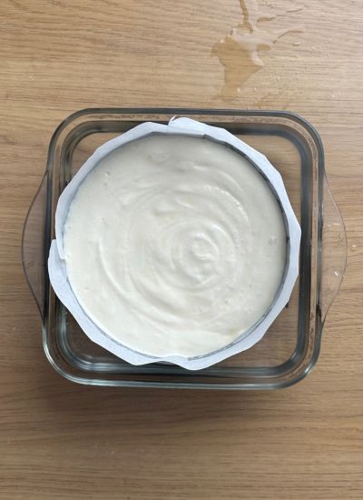 montar cheesecake japones para hornear