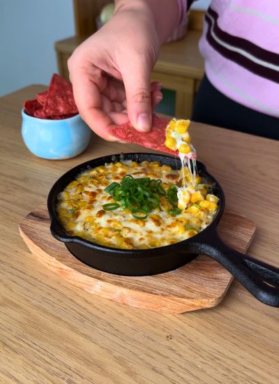 comer corn cheese coreano casero