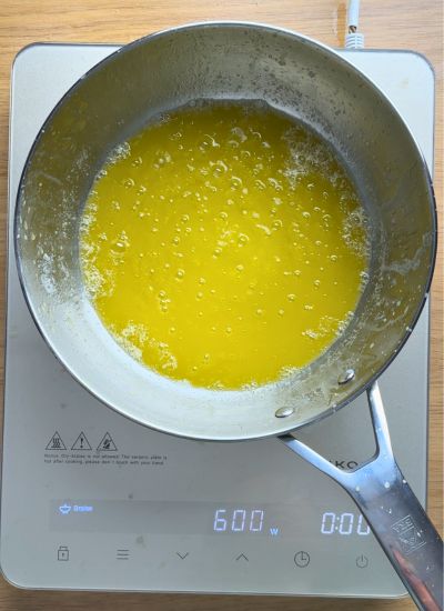 derretir mantequilla