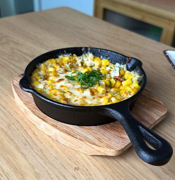 gratinado coreano de maiz y queso receta
