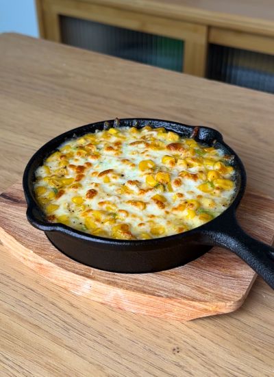 hornear maiz queso coreano