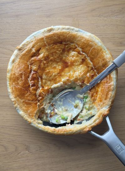 pastel de pollo horneado