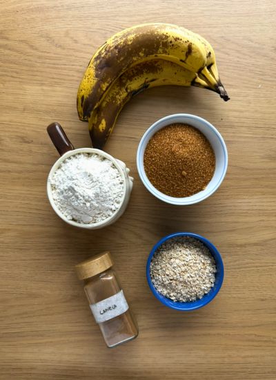ingredientes banana bread