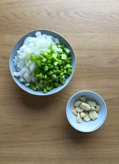 verduras para carrilleras