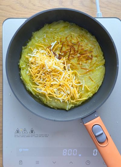 pancake de patata coreano con queso