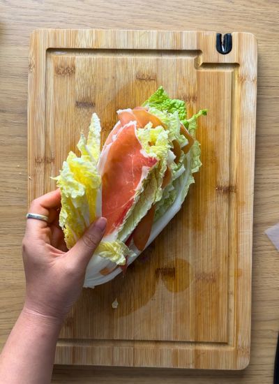 jamon serrano con col