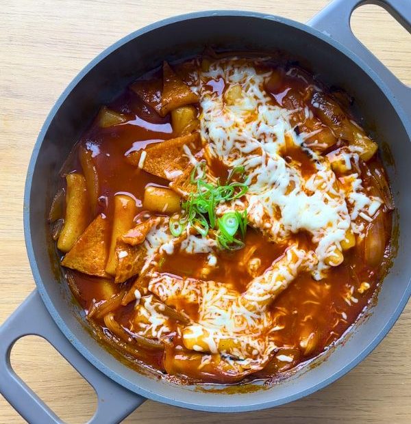 receta tteokbokki coreano