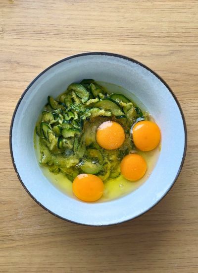 ingredientes para tortilla calabacin