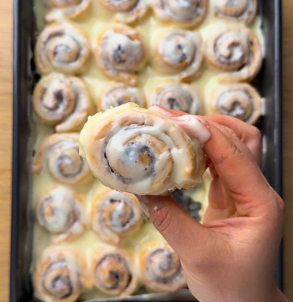 mini cinnamon rolls caseros