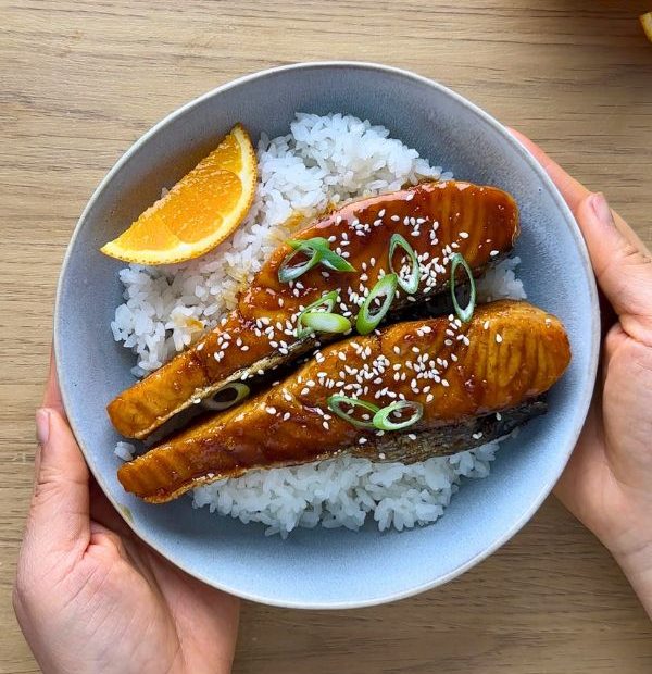 receta salmon a la naranja