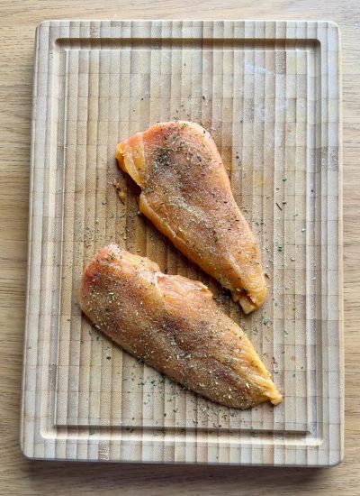 salpimentar pollo para wrap