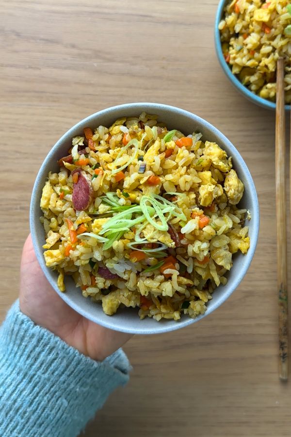 Arroz Salteado Chino Fácil y Rápido