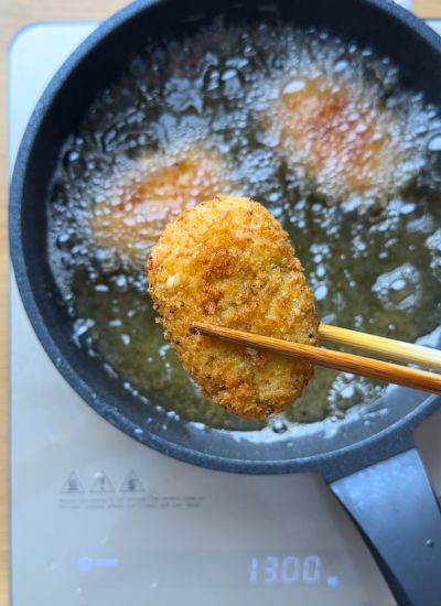 freir croquetas japonesas